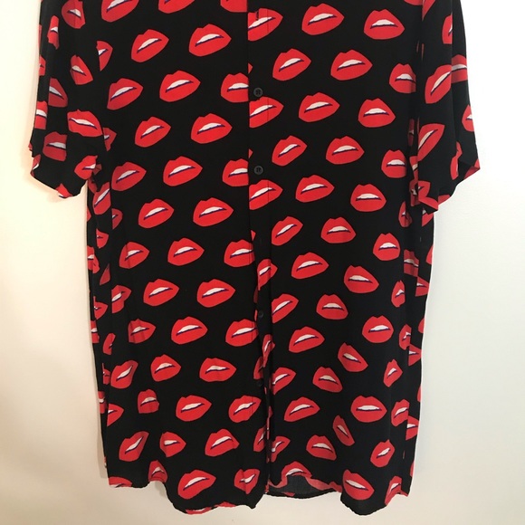 Topman Men’s XL Short Sleeve Button Down Fitted - Picture 2 of 4